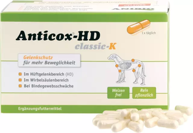 Anibio Anticox-Hd Classic K - Ergänzungsfuttermittel Für Hunde Und Katzen - 140