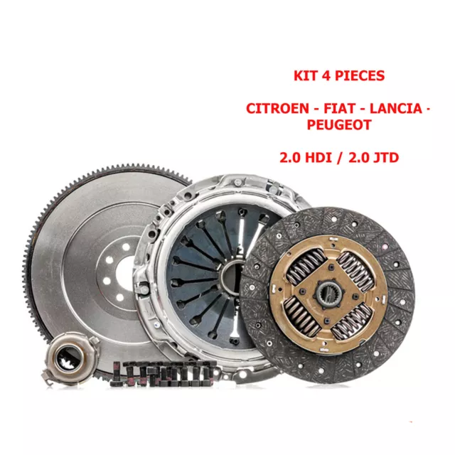 Kit embrayage + volant moteur prévu pour 406 607 Expert C5 C8 Jumpy 2.0 2,0L HDI 3