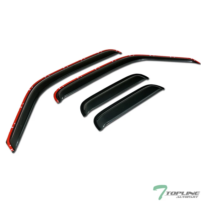 Topline For 1993-1998 Ford Ranger Super Cab In-Channel Guard Vent Window Visors