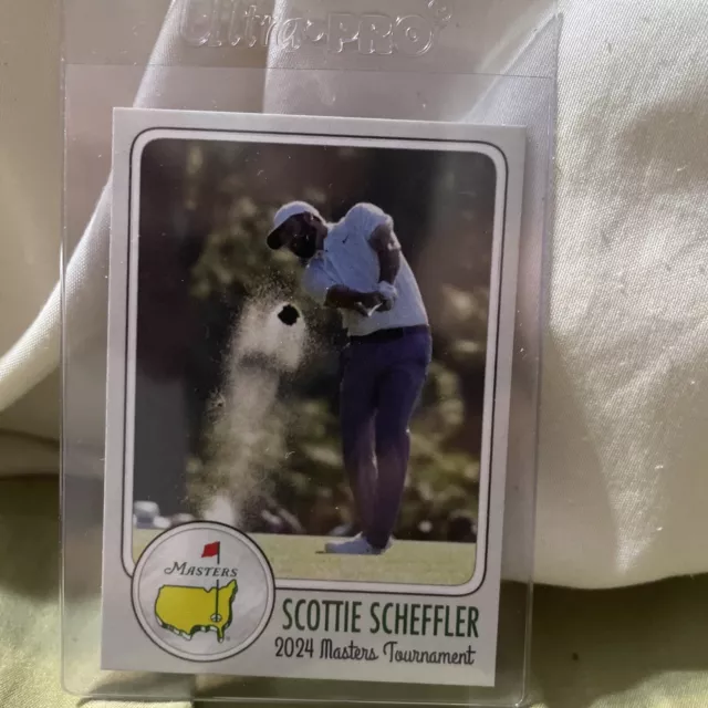 SCOTTIE SCHEFFLER 2024 MASTERS GOLF TRADING CARD PGA ‘24 winner 1.00