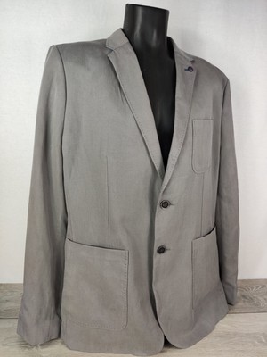 JOS A Bank Crosshatch Blazer 38R Completo Grigio Giacca 