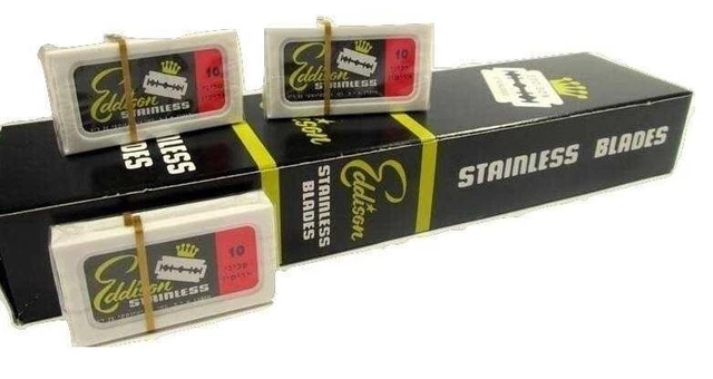 200 Personna - Eddison Brand - Double Edge Safety Razor Blades - Made in Germany