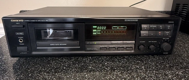 ONKYO TA-R301 R1 Pro Stereo Cassette Deck Player Recorder Tested No ...