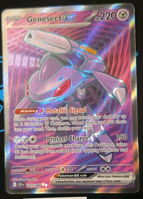 POKÉMON TCG SV: Black Bolt Genesect ex #161/086 £8.10 - PicClick UK