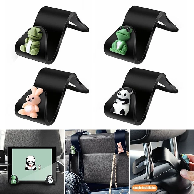 Ganci Per Auto Bling Con Strass, 4 Pezzi, Per Poggiatesta Posteriori - Organizer Salvaspazio - 3