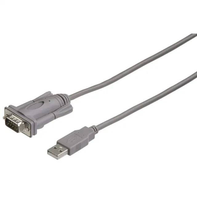 Hama USB zu Seriell Adapter-Kabel Konverter RS232 Com-Port Null Modem Sat Update