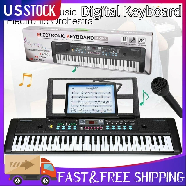 61 KEYS USB Digital Piano Keyboard Electronic Electric Keyboards