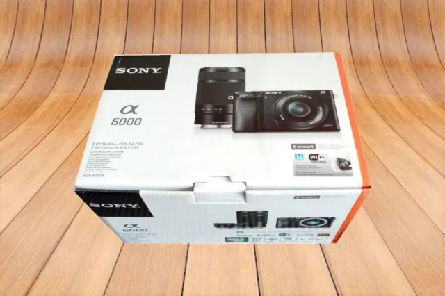 Sony Alpha A6000 24.3MP Mirrorless Digital Camera w/ (16-50mm & 55-210mm Lenses) 2