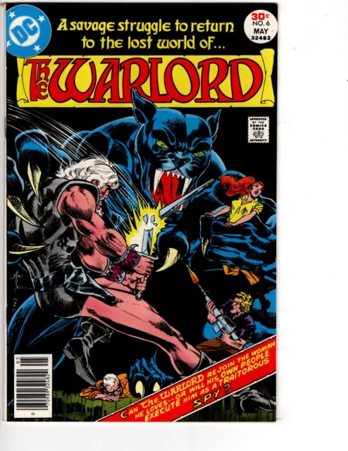 Warlord #6 Bronze Age Comic Book DC VF/NM 9.0 KEY 1st Mariah Romanova