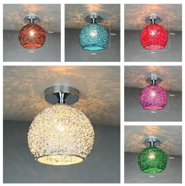 Light Shade Lampshade Acrylic Crystal Lamp Modern LED Pendant Ceiling Chandelier