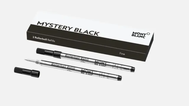 Montblanc Mystery Black Fine Rollerball Refills MB128230