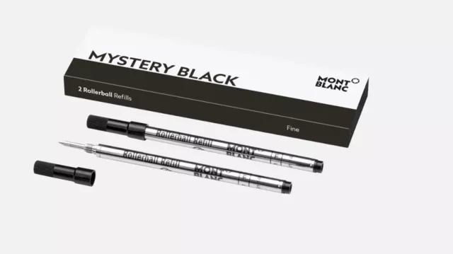 Montblanc Mystery Black Fine Rollerball Refills MB128230 Montblanc Mystery Black Fine Rollerball Refills MB128230