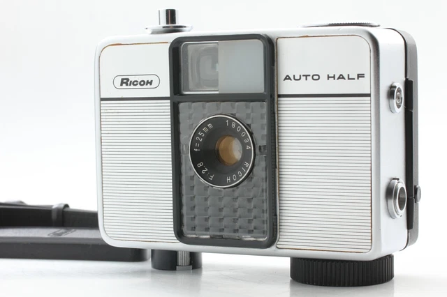 《 MINT 》 Ricoh Auto Half Frame E stripe black film 35mm Camera From Japan