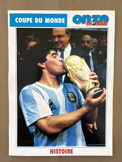 Carte à Collectionner Diego Maradona - Argentine - Coupe Du Monde 1986 - RARE