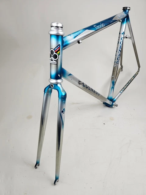 Adesivi Per Telaio Bicicletta Colnago Giro D'Italia - Set Decalcomanie Vintage Ciclismo - Blu Multicolore - Foto 4