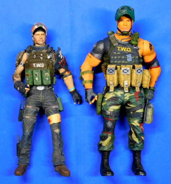 Army Of Two 40Th Day Rios & Salem Lot Of 2 Neca 2009 Loose No Accessories