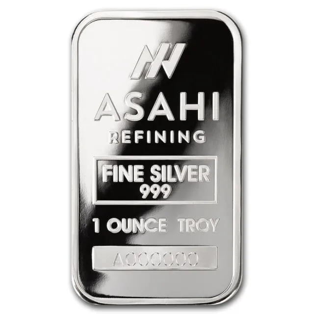 1 oz Silver Bar 99.9% pure (Asahi)