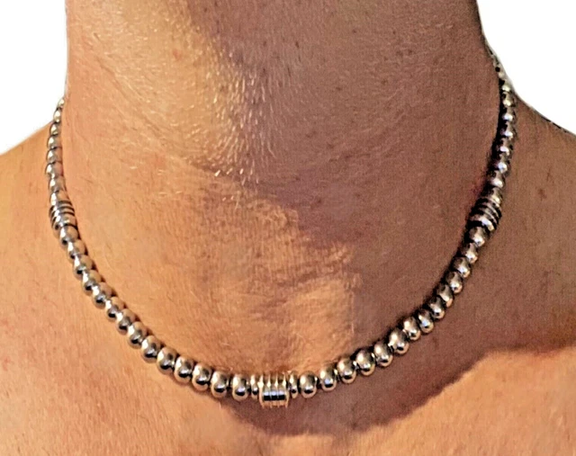 Collana Catenina In Acciaio Inox Da Uomo Donna Girocollo Catena - Foto 7