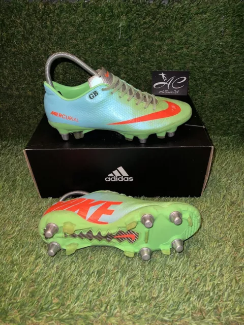 NIKE MERCURIAL VAPOR IX SG Size UK 12 Mens Silver Fast Forward 02