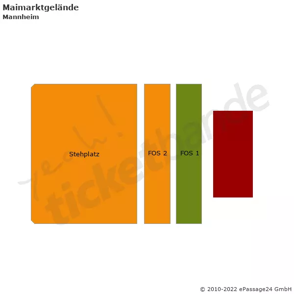 Red Hot Chili Peppers MANNHEIM - 1/4 TICKETS - FRONT OF STAGE 1 STEHPLATZ