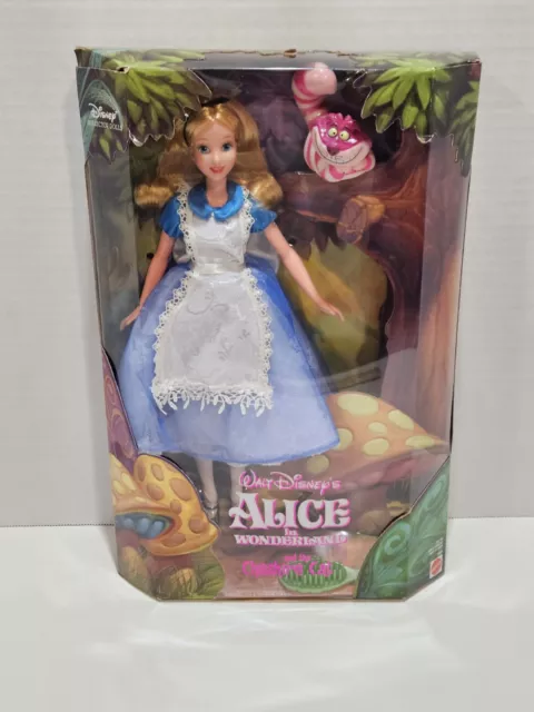 1999 Walt Disney's Alice in Wonderland and the Cheshire Cat Collectors Doll NIB