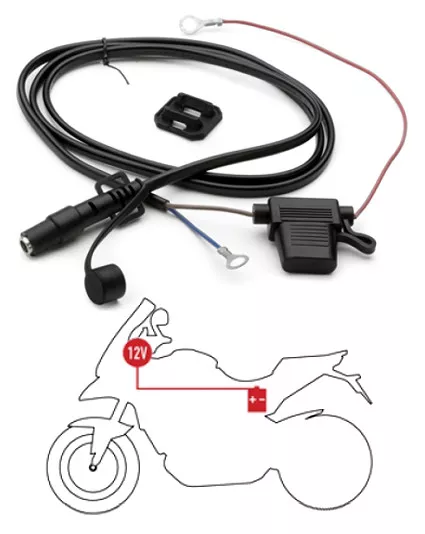 GIVI S110 Power Socket Bordstromsystem + S111 USB Power Hub Stromversorgungs Set 2