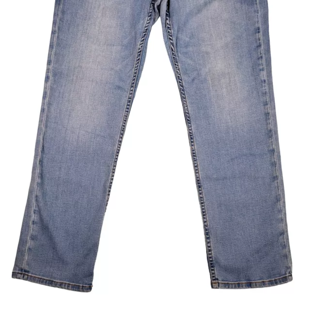 Tommy Bahama Jeans Mens 34x30 Blue Light Wash Straight Leg Stretch Denim 3