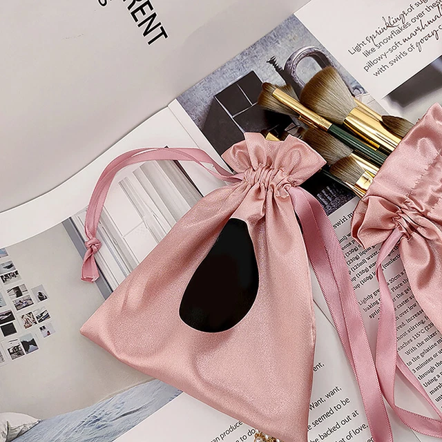 Large Soft Drawstring Capacity Easy Carry Colorful Velvet Drawstring Bag BII