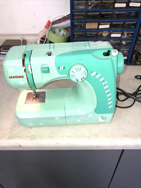 Janome Hello Kitty MINT Sewing Machine only Model 11706
