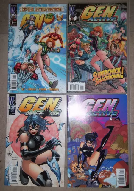 Gen13 Mixed Lot Active Divine Intervention Wildstorm Comics Variant