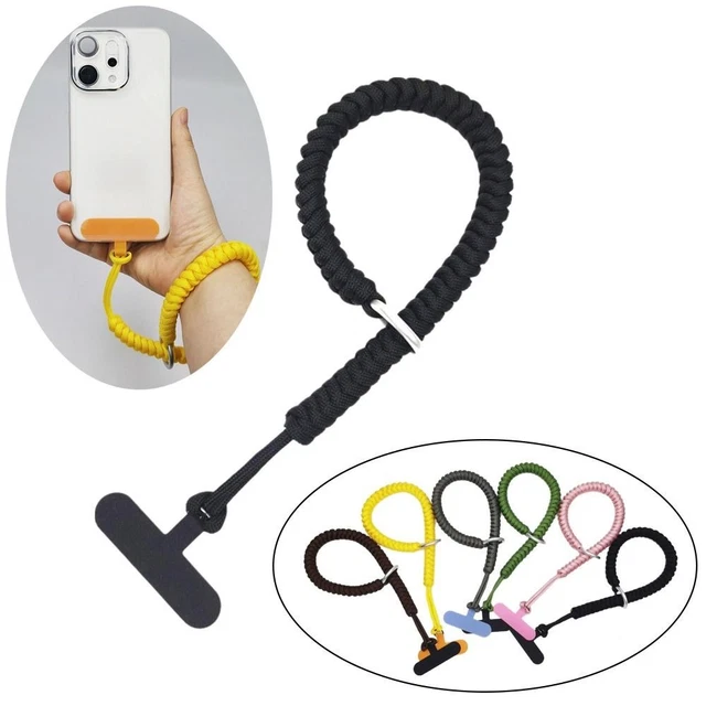 Lanière De Téléphone En Cristal Rose - Chaîne Anti-perte Avec Motif Camélia, Pour étui De Téléphone, Portefeuille Ou Porte-clés