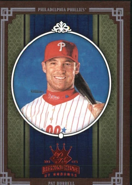 2005 (PHILLIES) Diamond Kings Framed Red #383 Pat Burrell