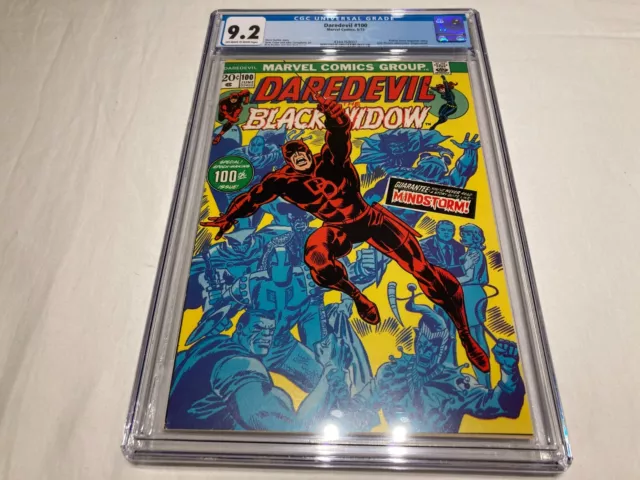 Daredevil 100 CGC 9.2 NM- Bronze Age 1st Appearance of Angar the Screamer! 1973