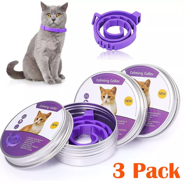 Lot de 3 colliers apaisants pour chats, colliers apaisants pour chat,...