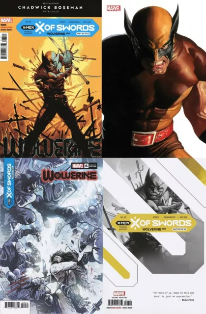 Wolverine 6 Nm Set  Of 4 1St 2Nd Timeless Variant Solem Marvel 2020