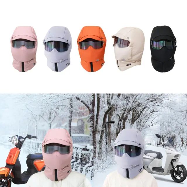 SGODDE cagoule visage cou guêtre respirant coupe-vent chapeaux masque de  ski sports de plein air vélo électrique scooter moto (bleu) Manta