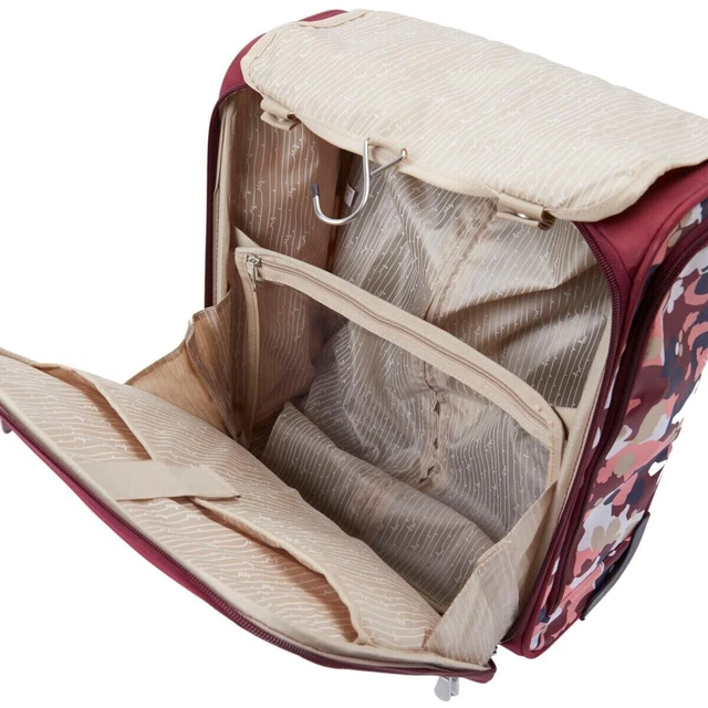 Samantha Brown Underseat Bag - Burgundy Geo Camo New With Tags 4
