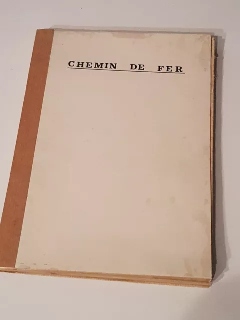 ancien ouvrage TECHNIQUE de  1947 , CHEMIN de FER