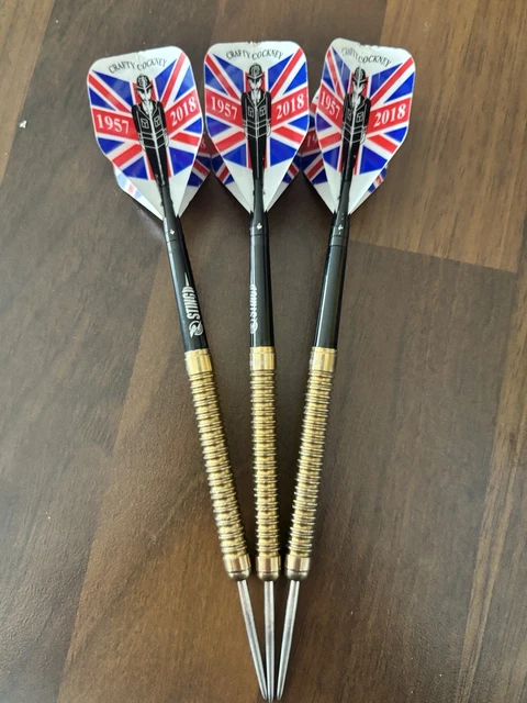 PHIL TAYLOR UNICORN Purist Phase 2 Golden Darts 24g Rare Pro Steel
