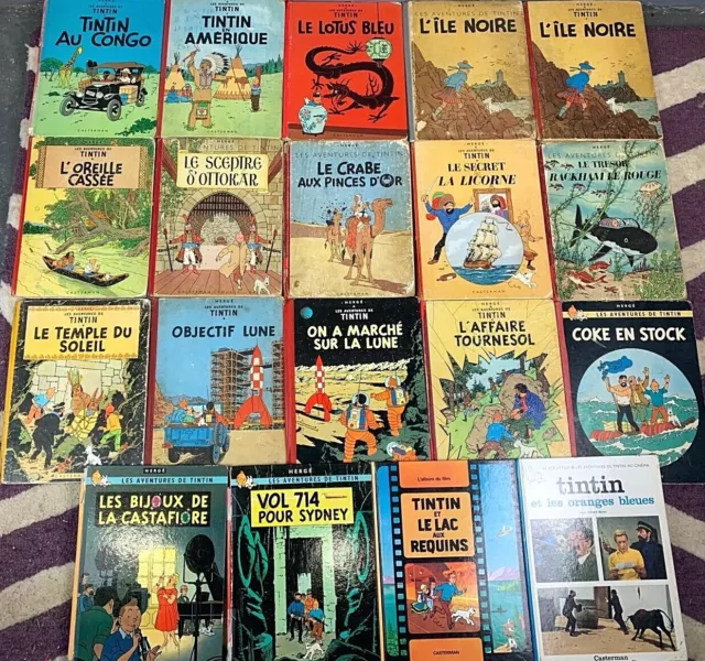 Casterman Early HB Edition Belge Tintin Books 1947-68 BUY INDIVIDUALLY EO Herge