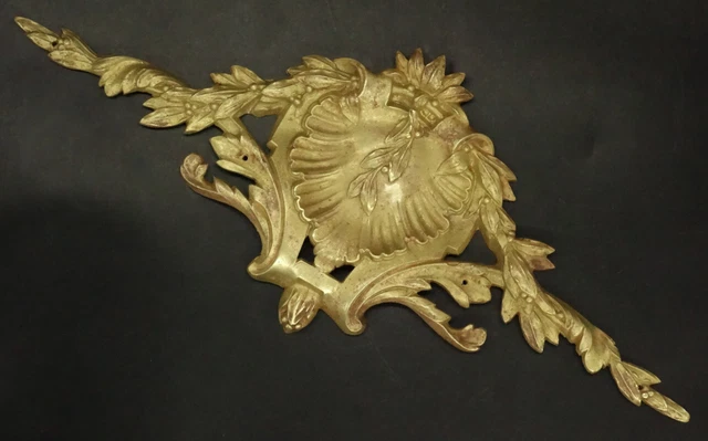 FRONTON STYLE LOUIS XV DÉBUT 1900 - BRONZE - 36,7 cm