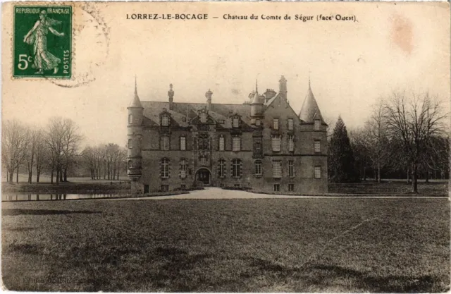 CPA LORREZ-le-BOCAGE Chateau du Comte de Segur (1299402)