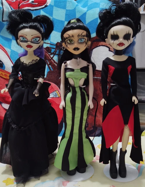 BLEEDING EDGE &BEGOTHS& Gothic Raven Julia Doom Sinstress Doll Figures