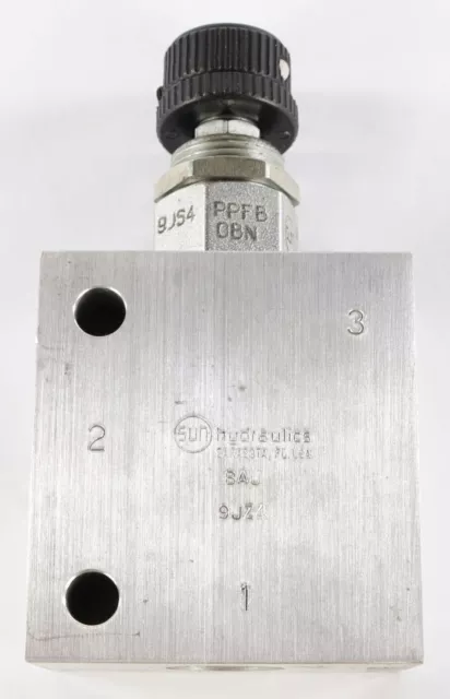 New PPFBOBN-BAU Sun Hydraulics Pressure Regulator Valve