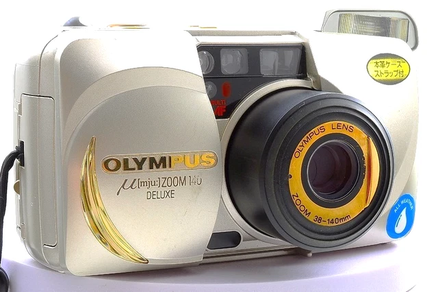 MINT OLYMPUS STYLUS Zoom 140 Deluxe, 38-140mm Zoom, 35mm, Manual