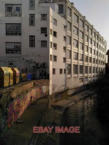 Photo  Birmingham The River Rea & The Custard Factory Digbeth This Is A View Of