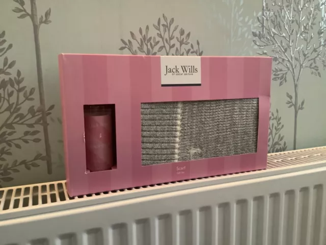 Jack Wills Scarf And Fruity Body Spray Gift set RRP £25