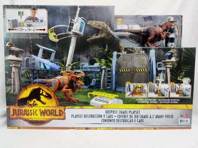 jurassic world harbor rescue playset