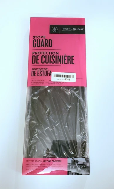 Prince Lionheart Shield-A-Burn Adjustable Stovetop Oven Stove Guard 0089 Safety