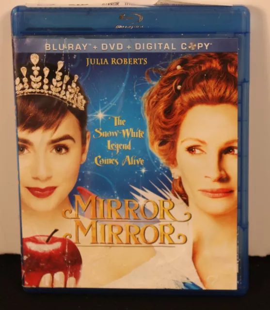 Mirror Mirror BluRay DVD + Digital Copy with Julia Roberts